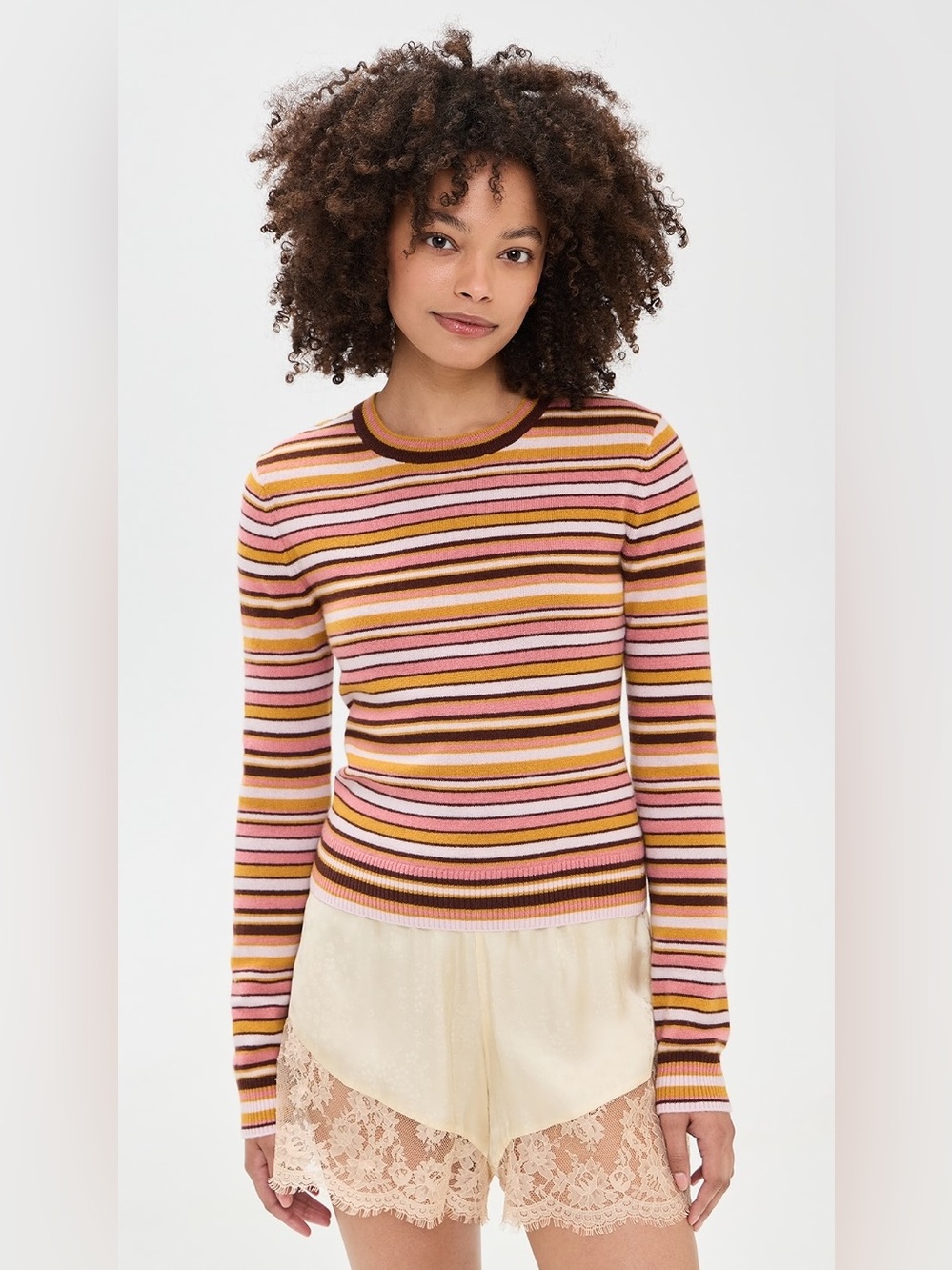 Reformation Lian Cashmere Crew Sweater